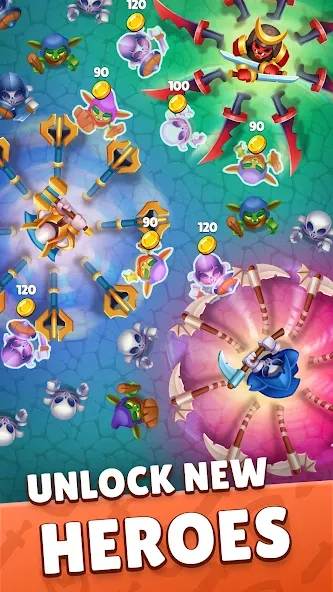 Heroes vs. Hordes: Survivor [МОД: Деньги, Монеты и Меню MOD] Screenshot 5
