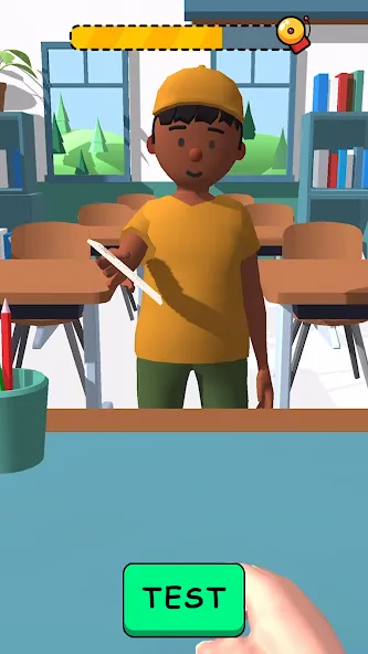 Teacher Simulator: School Days (Тичер Симулятор) [МОД: Деньги, Монеты и Меню MOD] Screenshot 1