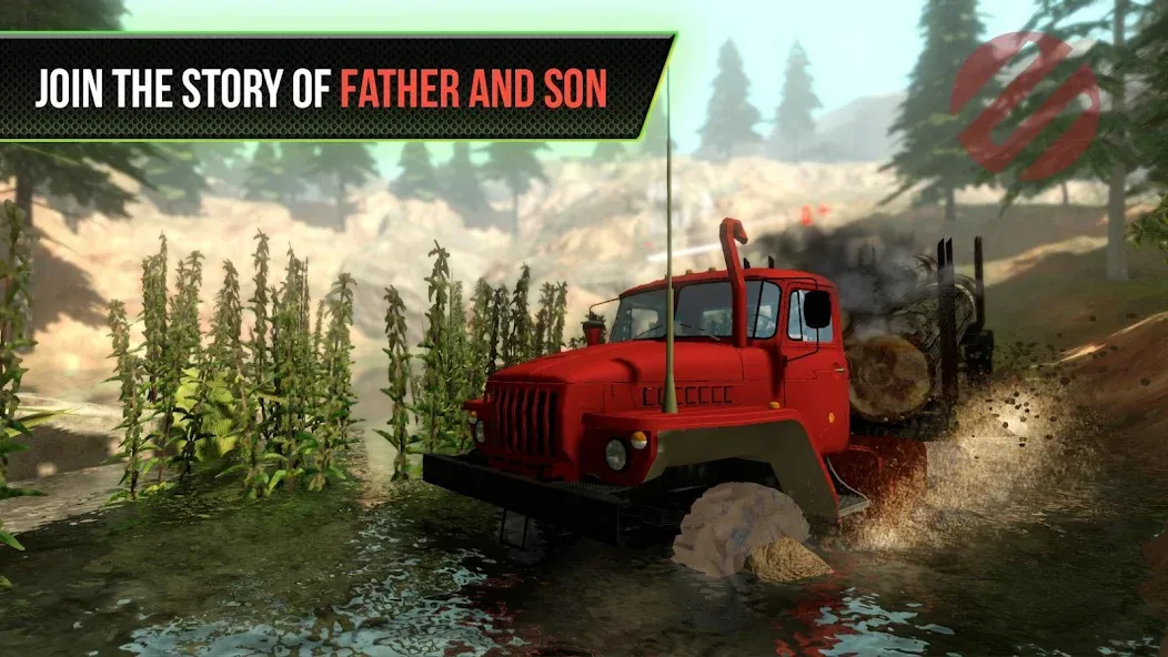 Truck Simulator OffRoad 4 [МОД: Бесконечные деньги, Монеты и Мега MOD] Screenshot 1