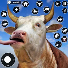Скачать Scary Cow Simulator Rampage (Скари) [МОД: Меню, Бесконечные монеты и Открытые уровни] | Взлом Scary Cow Simulator Rampage на Андроид