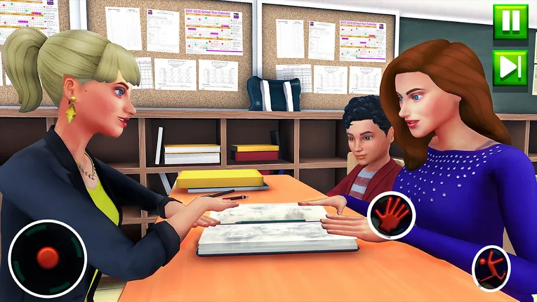 High School Teacher Sim Games [MOD: Mega Mod/Меню] - Скриншот 3