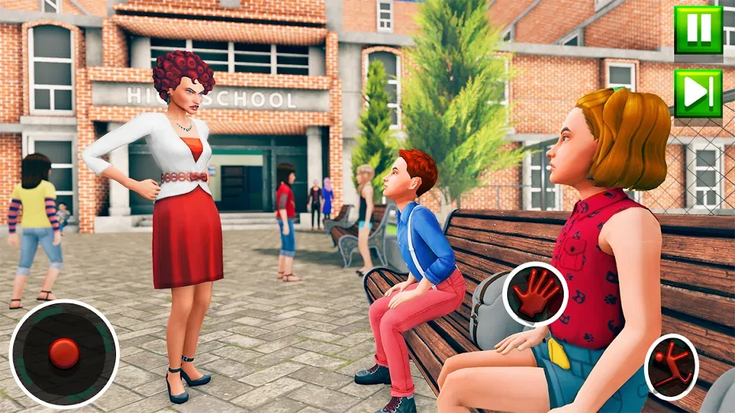 High School Teacher Sim Games [MOD: Mega Mod/Меню] - Скриншот 4