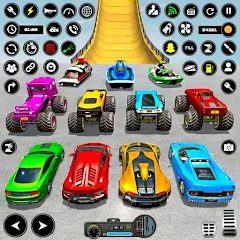 Скачать Crazy Ramp Car Stunt Master 3D (Крэйзи Рэмп Кар Стант Мастер 3Д) [МОД: Все открыто, Дополнительные деньги и Меню MOD] | Взлом Crazy Ramp Car Stunt Master 3D на Андроид