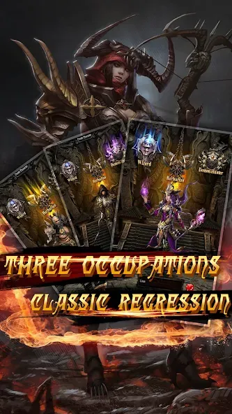 Dark God of War：Idle AFK RPG [МОД: Много монет, Открытые уровни и Мега MOD] Screenshot 2