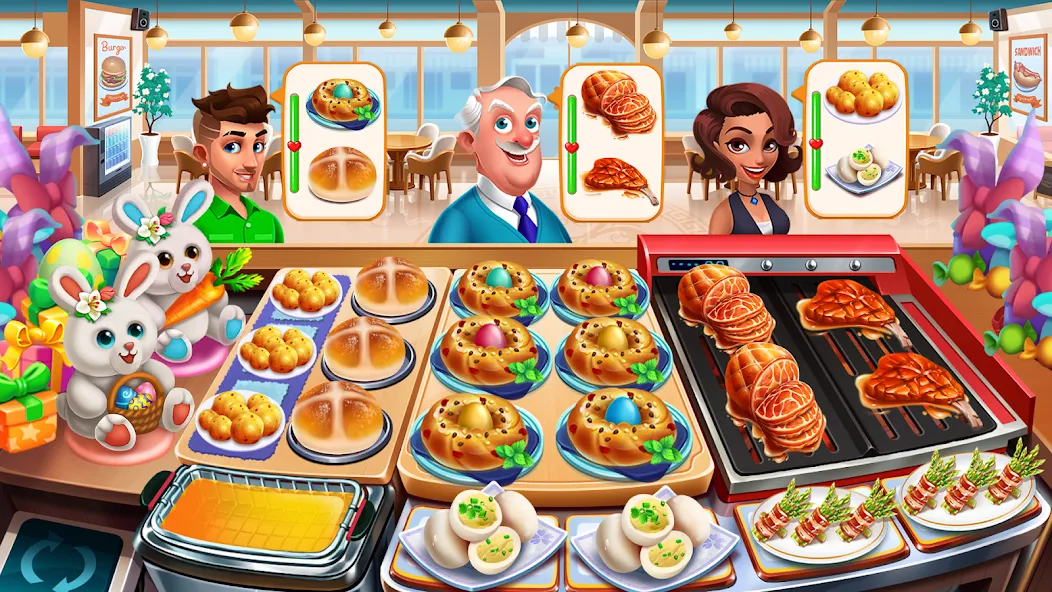 Cooking Seaside - Beach Food (Кукинг Сидсайд) [МОД: Много монет, Открытые уровни и Мега MOD] Screenshot 3