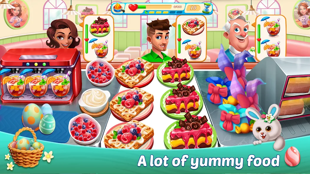 Cooking Seaside - Beach Food (Кукинг Сидсайд) [МОД: Много монет, Открытые уровни и Мега MOD] Screenshot 4