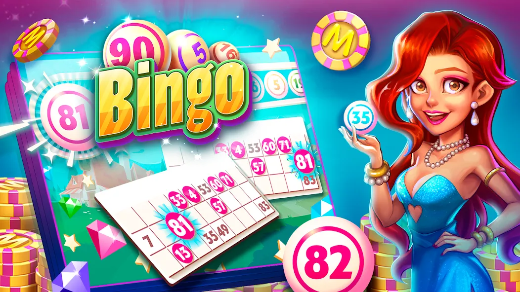 MundiGames: Bingo Slots Casino (Мундийуэгос) [МОД: Бесконечные деньги, Монеты и Мега MOD] Screenshot 4