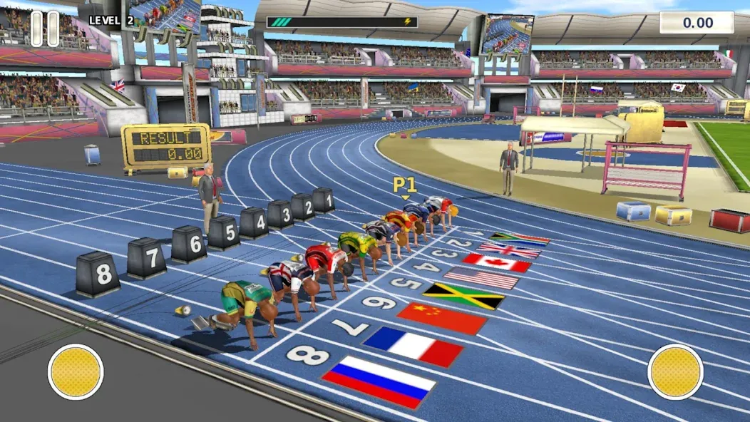 Athletics 3: Summer Sports (Атлетика 3) [МОД: Бесконечные деньги, Монеты и Мега MOD] Screenshot 1