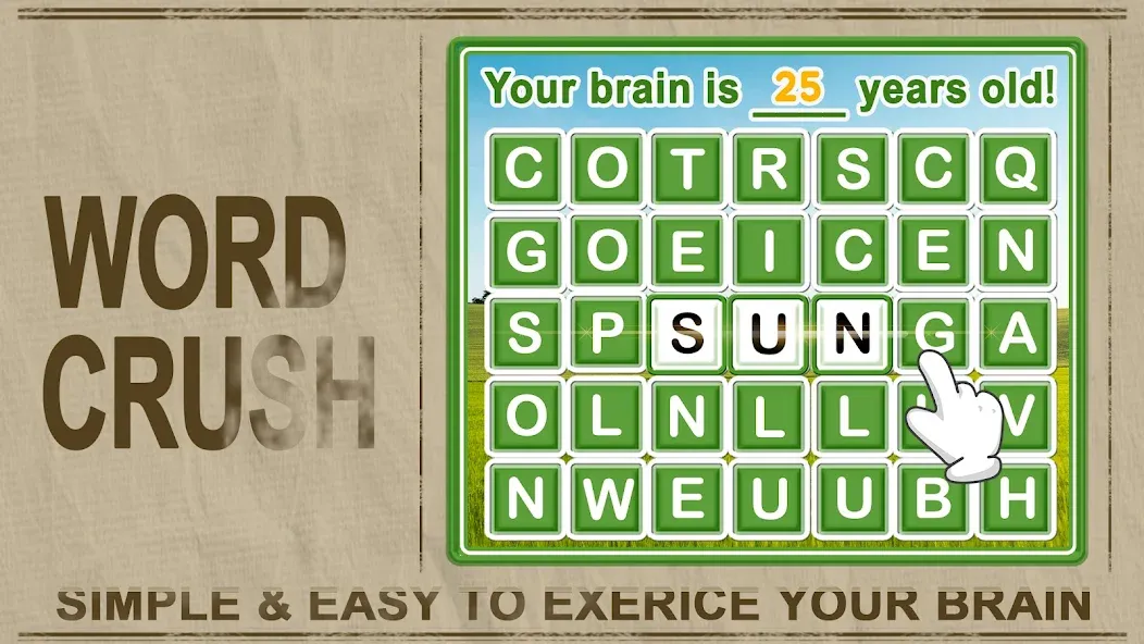 Word Crush - Fun Puzzle Game (Уорд Краш) [МОД: Бесконечные деньги, Монеты и Мега MOD] Screenshot 1