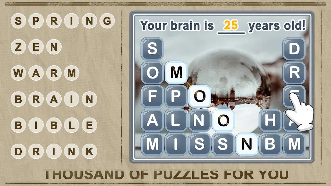 Word Crush - Fun Puzzle Game (Уорд Краш) [МОД: Бесконечные деньги, Монеты и Мега MOD] Screenshot 3