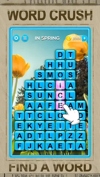 Word Crush - Fun Puzzle Game (Уорд Краш) [МОД: Бесконечные деньги, Монеты и Мега MOD] Screenshot 4
