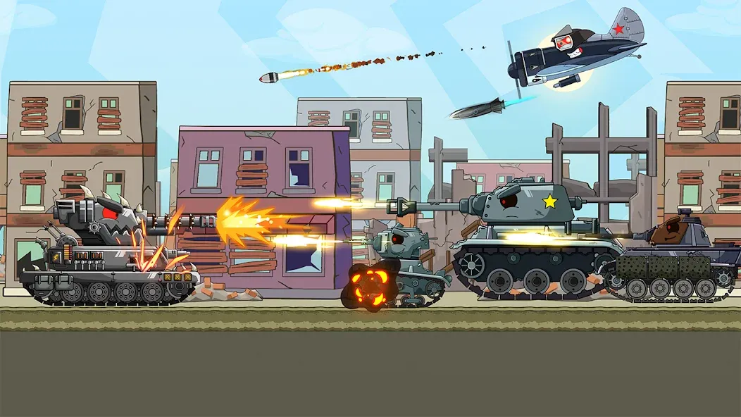 Tank Arena Steel Battle (Танковая Арена Стальное Сражение) [МОД: Деньги, Монеты и Меню MOD] Screenshot 3