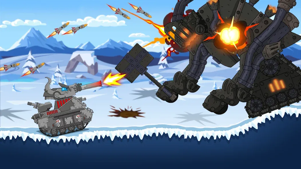 Tank Combat: War Battle (Танковый бой) [МОД: Все открыто, Дополнительные деньги и Меню MOD] Screenshot 5