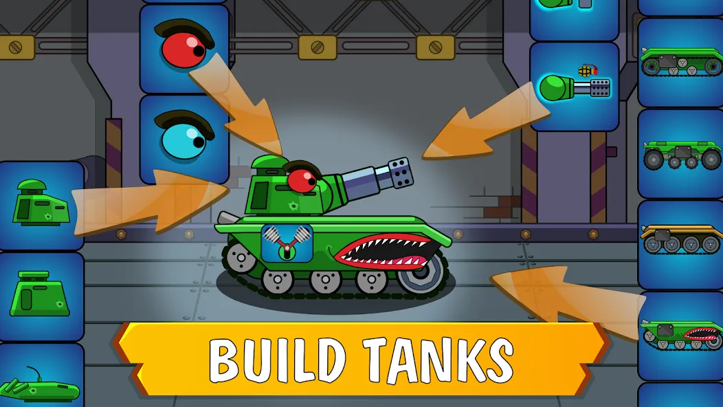 TankCraft – War Tank Battles (ТанкКрафт) [МОД: Много монет, Открытые уровни и Мега MOD] Screenshot 1