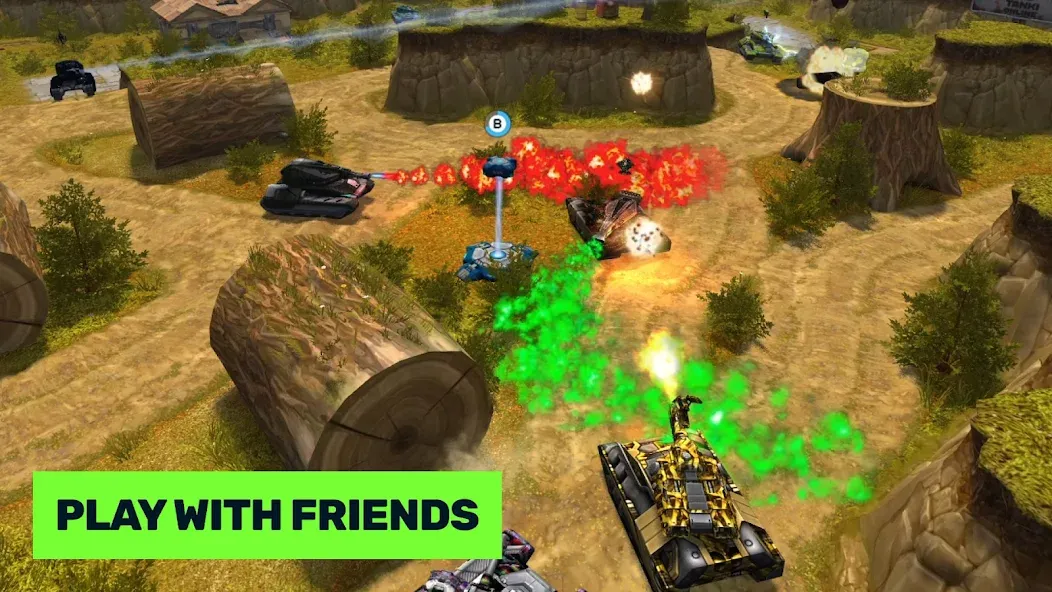 Tanki Online [МОД: Все открыто, Дополнительные деньги и Меню MOD] Screenshot 3