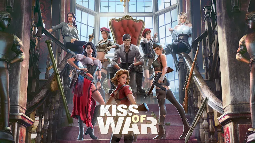 Kiss of War (Кисс оф Вор) [МОД: Все открыто, Дополнительные деньги и Меню MOD] Screenshot 1