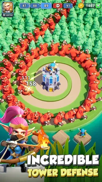 Kingdom Guard:Tower Defense TD (Кингдом Гард) [МОД: Меню, Бесконечные монеты и Открытые уровни] Screenshot 3