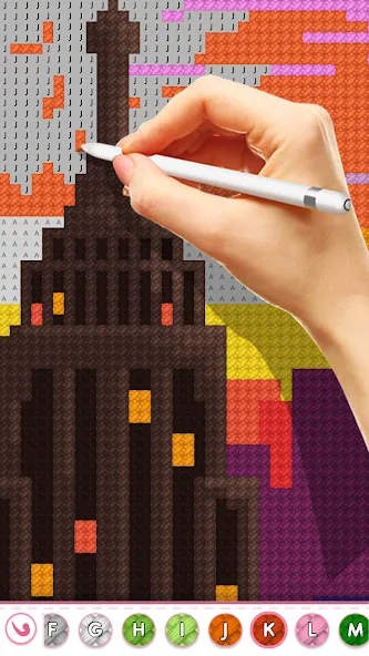 Cross Stitch Masters [МОД: Меню, Бесконечные монеты и Открытые уровни] Screenshot 4