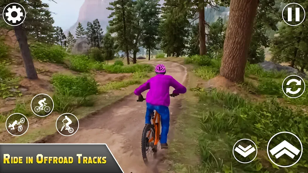 BMX Bicycle Games Offroad Bike [МОД: Все открыто, Дополнительные деньги и Меню MOD] Screenshot 2