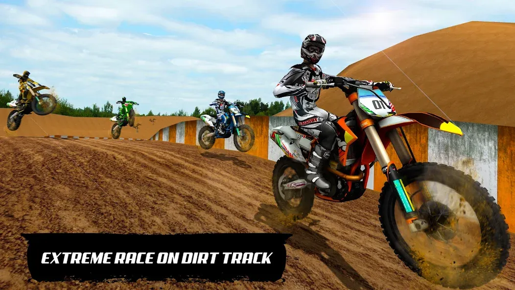 Motocross Dirt Bike Champions (Мотокросс Чемпионы Грязевых Мотоциклов) [МОД: Много монет, Открытые уровни и Мега MOD] Screenshot 5