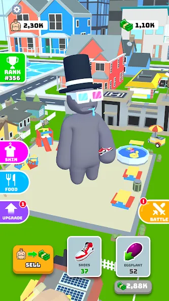 Eating Hero: Clicker Food Game (Итинг Хиро) [МОД: Меню, Бесконечные монеты и Открытые уровни] Screenshot 5