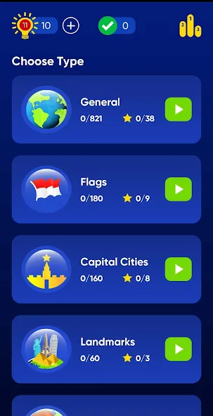 Geo Quiz: World Geo Trivia (Джио Квиз) [МОД: Бесконечные деньги, Монеты и Мега MOD] Screenshot 2