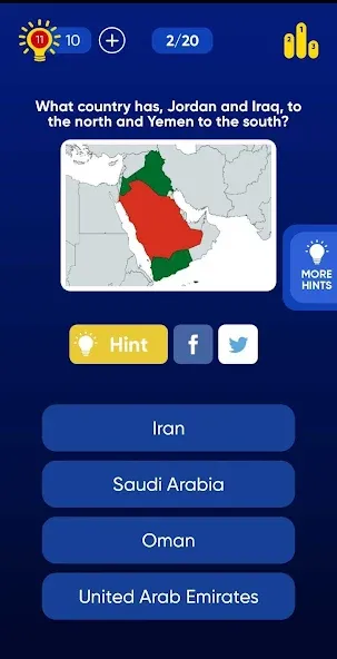 Geo Quiz: World Geo Trivia (Джио Квиз) [МОД: Бесконечные деньги, Монеты и Мега MOD] Screenshot 4