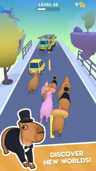 Capybara Rush (Капибара Раш) [МОД: Деньги, Монеты и Меню MOD] Screenshot 4