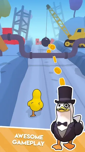 Duck On The Run (Дак он зе Ран) [МОД: Все открыто, Дополнительные деньги и Меню MOD] Screenshot 2