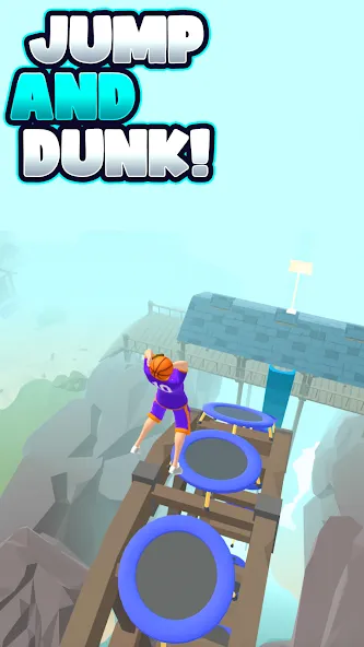 Hoop World: Flip Dunk Game 3D (Хуп Ворлд) [МОД: Много монет, Открытые уровни и Мега MOD] Screenshot 1