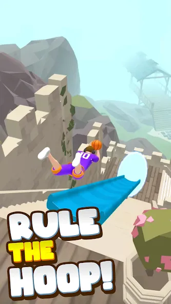 Hoop World: Flip Dunk Game 3D (Хуп Ворлд) [МОД: Много монет, Открытые уровни и Мега MOD] Screenshot 3