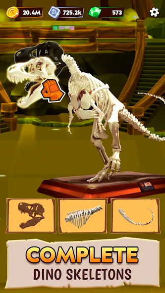 Dino Quest 2: Dinosaur Fossil (Дино Квест 2) [МОД: Много денег, Монет и Все открыто] Screenshot 3