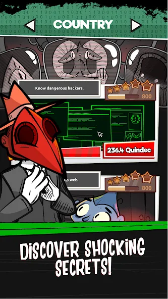 Into the Deep Web: Idle Game (Инту зе Дип Веб) [МОД: Бесконечные деньги, Монеты и Мега MOD] Screenshot 2