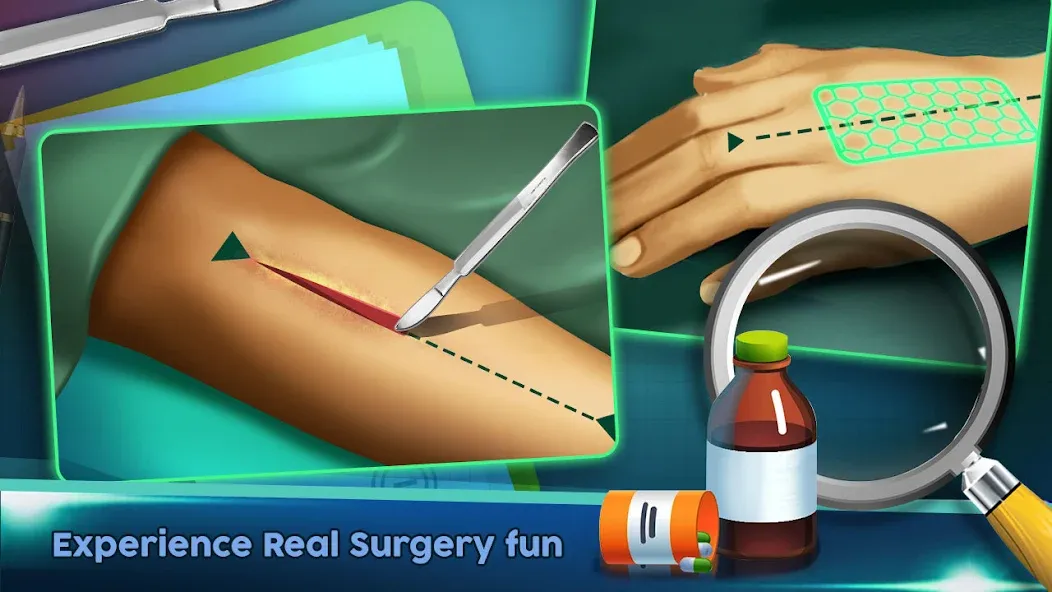 Surgery Doctor Simulator Games [МОД: Деньги, Монеты и Меню MOD] Screenshot 3