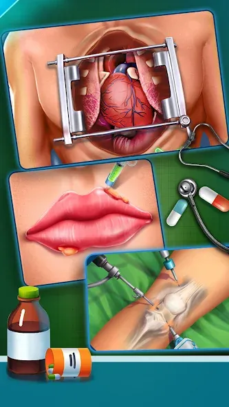 Surgery Doctor Simulator Games [МОД: Деньги, Монеты и Меню MOD] Screenshot 4