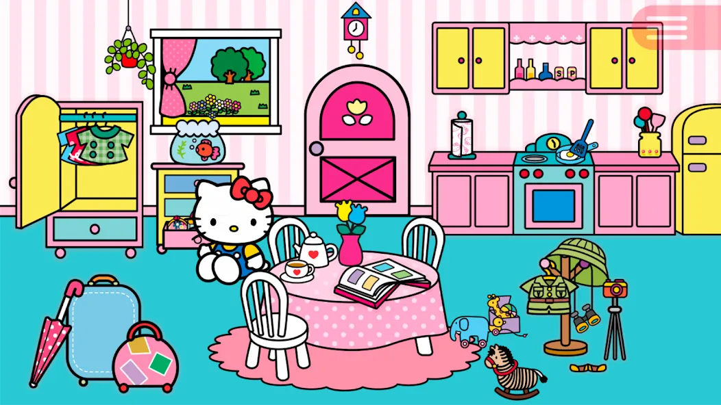 Hello Kitty Around The World [МОД: Бесконечные деньги, Монеты и Мега MOD] Screenshot 1