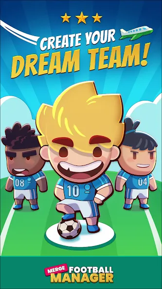 Merge Football Manager: Soccer (Мерж Футбол Менеджер) [МОД: Все открыто, Дополнительные деньги и Меню MOD] Screenshot 4