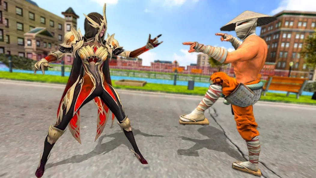 Ninja Master 3D Fighting Games [МОД: Все открыто, Дополнительные деньги и Меню MOD] Screenshot 5