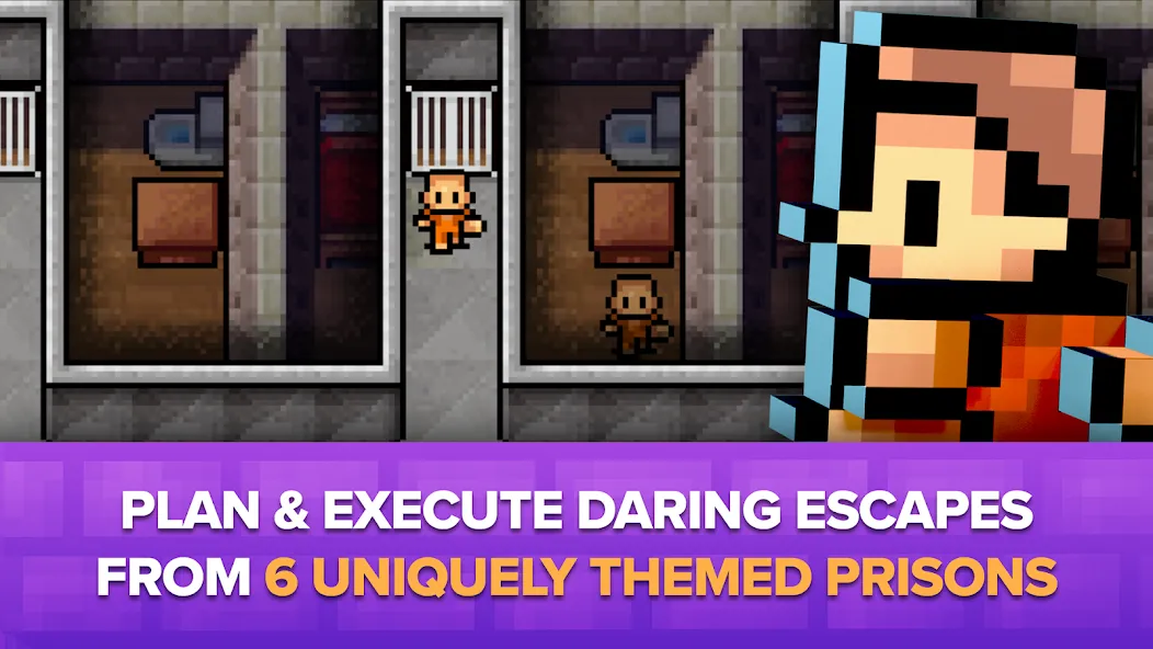 The Escapists: Prison Escape – (Зе Эскейпистс) [МОД: Бесконечные деньги, Монеты и Мега MOD] Screenshot 2