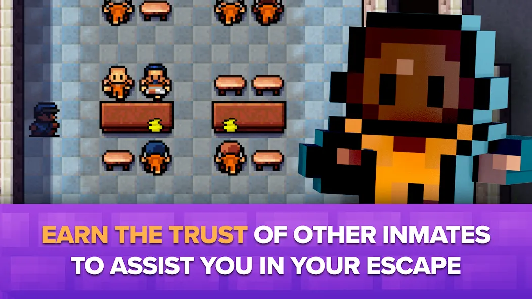 The Escapists: Prison Escape – (Зе Эскейпистс) [МОД: Бесконечные деньги, Монеты и Мега MOD] Screenshot 4