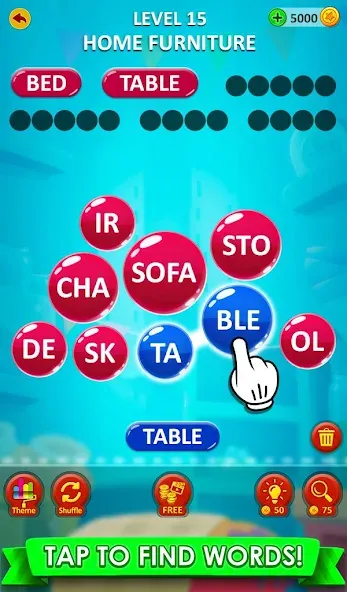 Word Game 2024 - Word Connect (Ворд Гейм 2023) [МОД: Много монет, Открытые уровни и Мега MOD] Screenshot 4