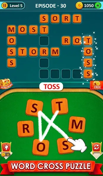 Word Game 2024 - Word Connect (Ворд Гейм 2023) [МОД: Много монет, Открытые уровни и Мега MOD] Screenshot 5