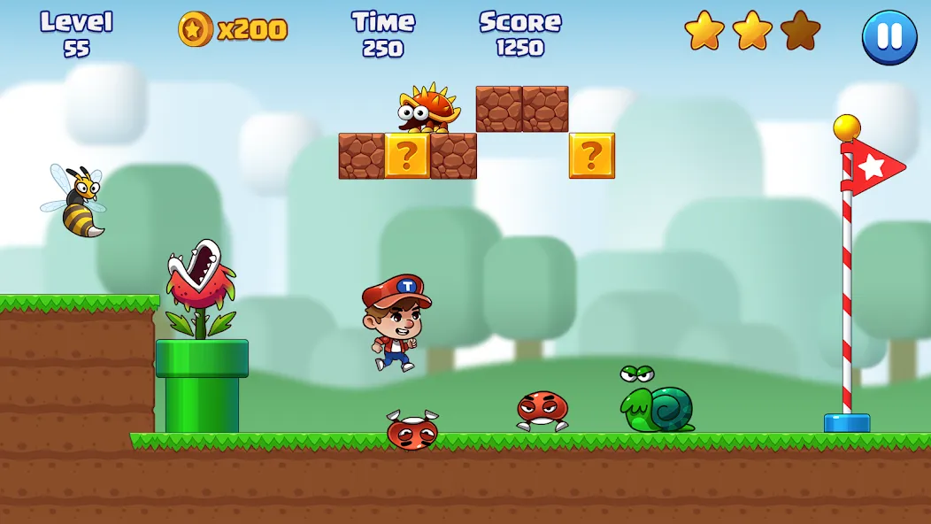 Super Bill World-Fun Adventure (Супер Билл Мир) [МОД: Все открыто, Дополнительные деньги и Меню MOD] Screenshot 1