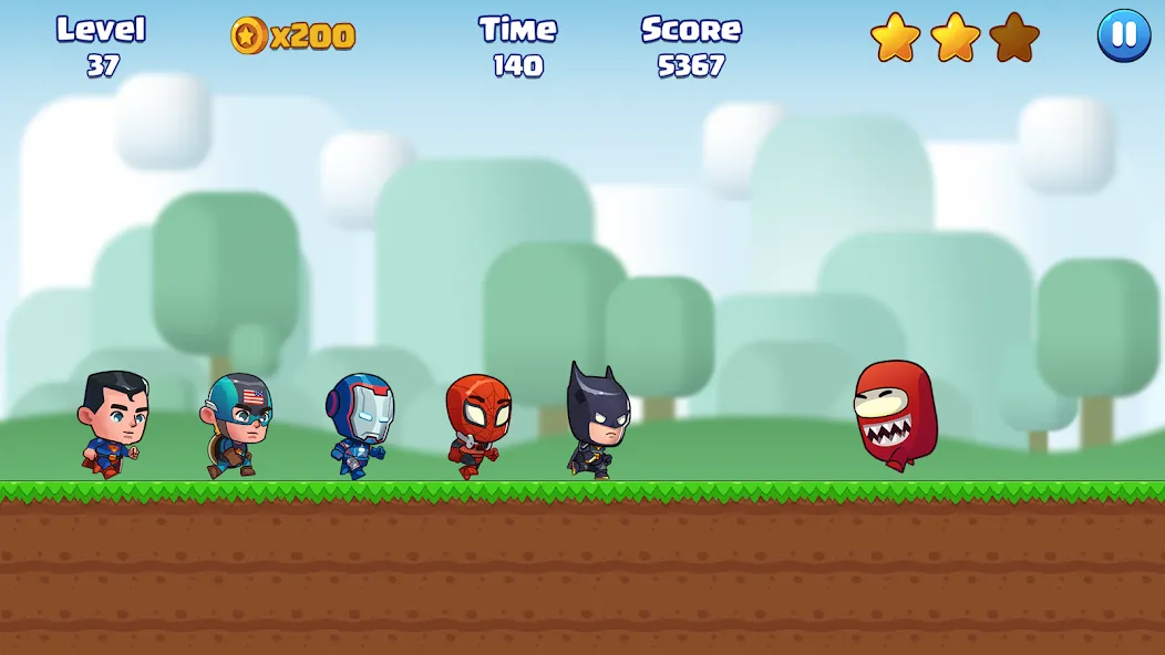 Super Bill World-Fun Adventure (Супер Билл Мир) [МОД: Все открыто, Дополнительные деньги и Меню MOD] Screenshot 2
