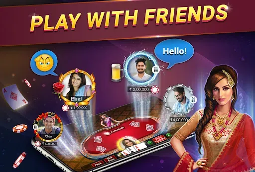 Teen Patti Gold, Rummy & Poker (Тин Патти Голд Кард Гейм) [МОД: Бесконечные деньги, Монеты и Мега MOD] Screenshot 5