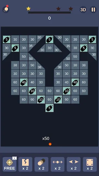 Bricks and Balls-Brick Crusher (Брикс энд Болс) [МОД: Много монет, Открытые уровни и Мега MOD] Screenshot 5