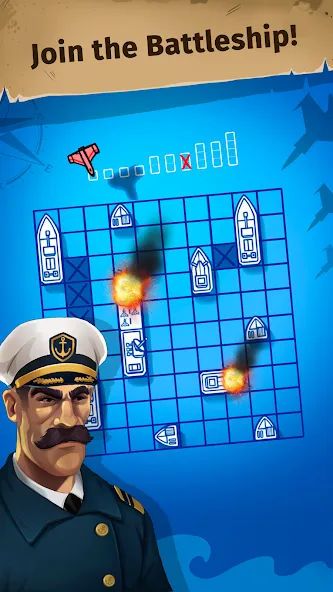Sink the Fleet - Sea War [МОД: Деньги, Монеты и Меню MOD] Screenshot 1