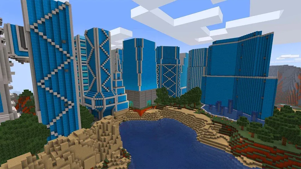 Mini Block Craft Realm Craft (РеалмКрафт) [МОД: Деньги, Монеты и Меню MOD] Screenshot 3