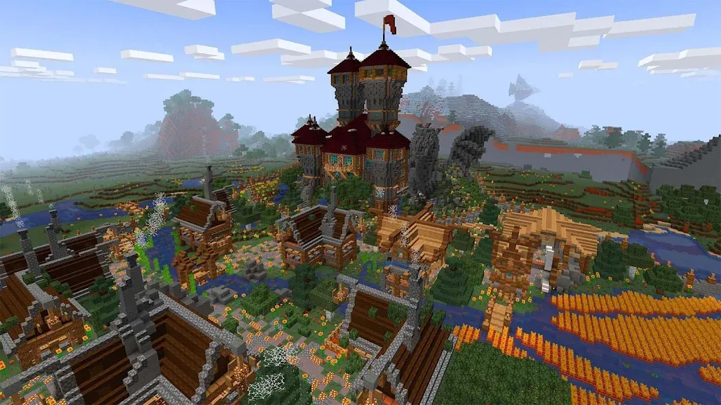 Mini Block Craft Realm Craft (РеалмКрафт) [МОД: Деньги, Монеты и Меню MOD] Screenshot 5