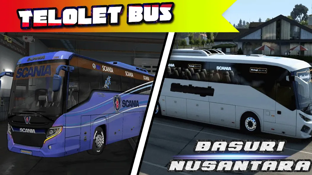 Bus Telolet Basuri Nusantara (Бус Телолет Басури Нусантара) [МОД: Много денег, Монет и Все открыто] Screenshot 1